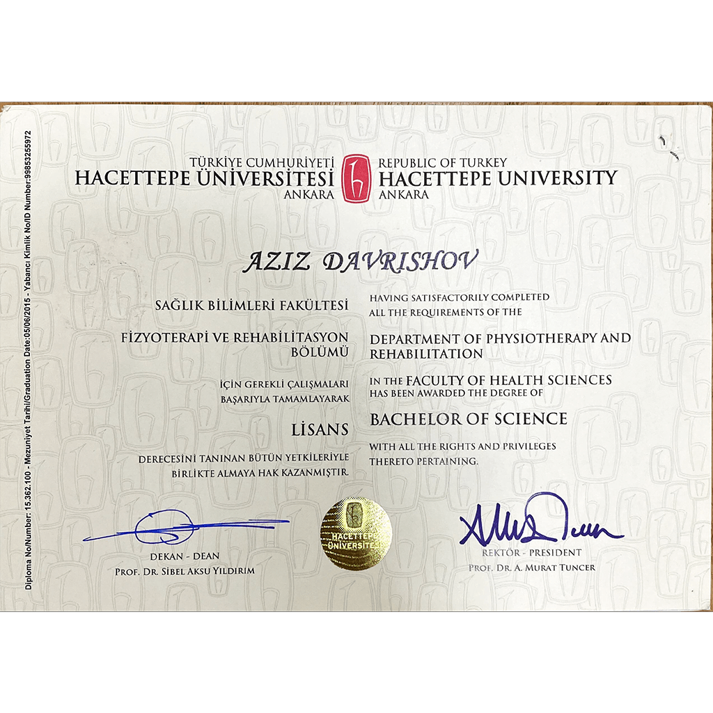 Əziz Dəvrişov Hacettepe Üniversitesi